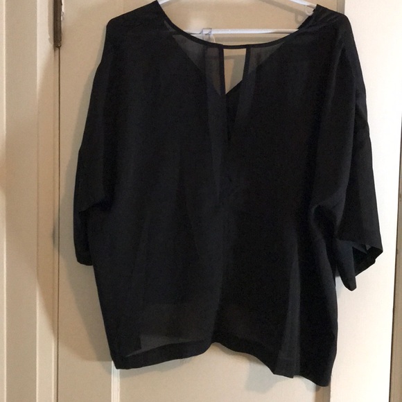 Gentle Fawn Olive Sheer Top - Picture 2 of 4